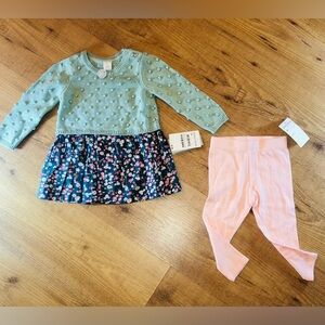 Nordstrom 2 Piece Sweater Dress & Leggings